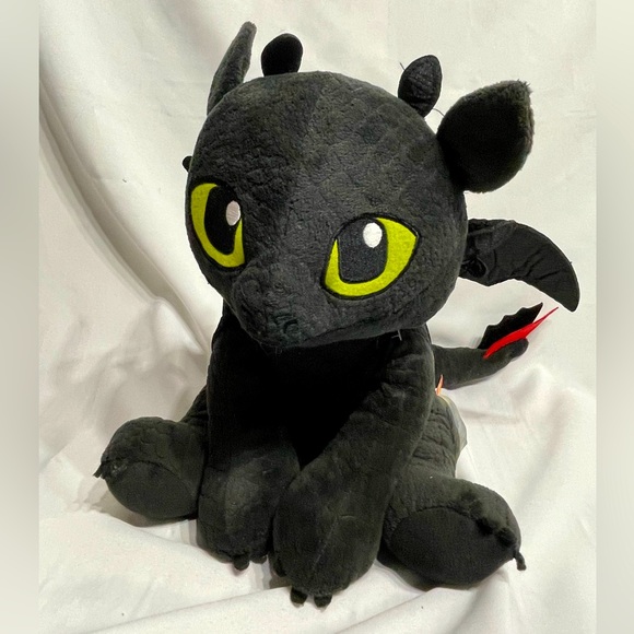 Build A Bear Workshop Toothless How To Train Your Dragon Dreamworks Euc - Picture 1 of 9